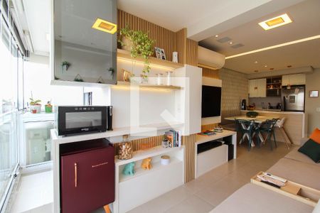 Varanda da Sala de apartamento à venda com 2 quartos, 71m² em Brás, São Paulo