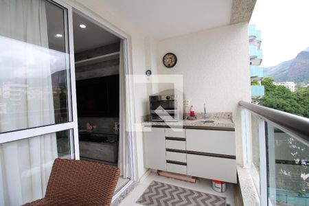 Varanda de apartamento à venda com 3 quartos, 77m² em Anil, Rio de Janeiro