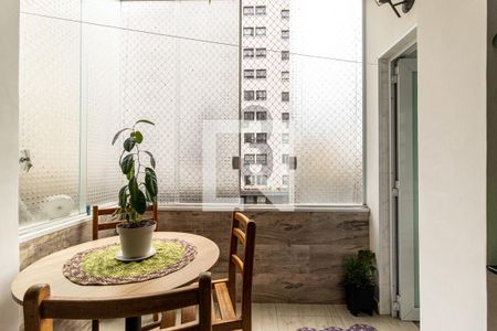 Varanda de kitnet/studio à venda com 1 quarto, 54m² em Campos Elíseos, São Paulo