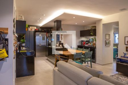 Sala e Varanda Gourmet de apartamento à venda com 2 quartos, 88m² em Barra Funda, São Paulo