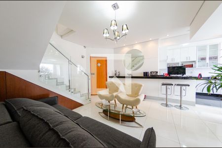 Sala de apartamento à venda com 3 quartos, 200m² em Buritis, Belo Horizonte