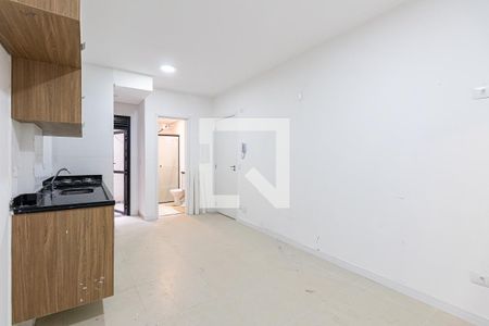 Sala / Cozinha de apartamento para alugar com 1 quarto, 30m² em Vila Zilda, São Paulo