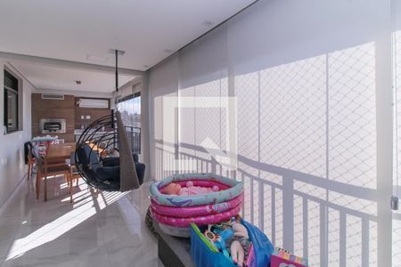 Varanda gourmet de apartamento à venda com 3 quartos, 122m² em Vila Prudente, São Paulo