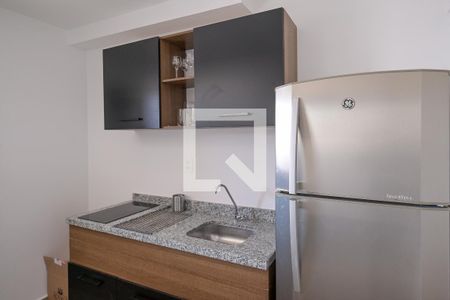 Cozinha de apartamento para alugar com 1 quarto, 30m² em Vila Mariana, São Paulo