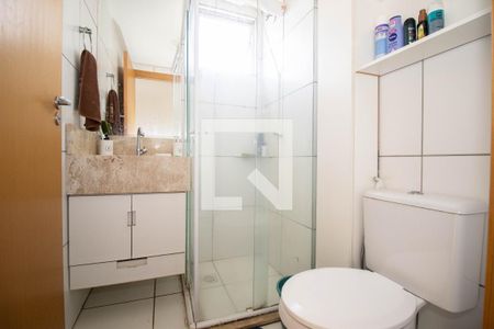 Banheiro Social de apartamento para alugar com 1 quarto, 33m² em Samambaia, Brasília