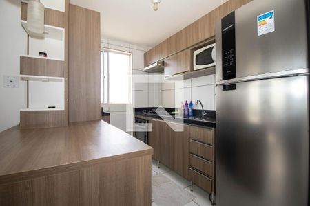 Cozinha e Área de Serviço de apartamento para alugar com 1 quarto, 33m² em Samambaia, Brasília
