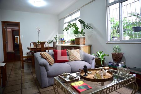 Sala 1 de apartamento à venda com 4 quartos, 110m² em Santo Antônio, Belo Horizonte