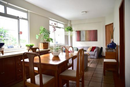 Sala 1 de apartamento à venda com 4 quartos, 110m² em Santo Antônio, Belo Horizonte