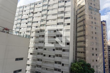 Vista da Sala de kitnet/studio à venda com 1 quarto, 37m² em Bela Vista, São Paulo