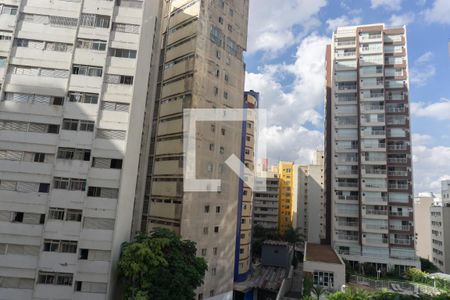 Vista da Sala de kitnet/studio à venda com 1 quarto, 37m² em Bela Vista, São Paulo