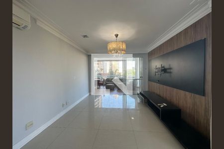Sala de apartamento para alugar com 3 quartos, 130m² em Vila Alzira, Guarujá