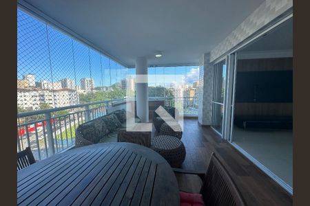 Varanda de apartamento para alugar com 3 quartos, 130m² em Vila Alzira, Guarujá