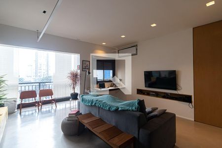 Sala de apartamento à venda com 1 quarto, 71m² em Vila Romana, São Paulo
