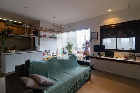 Sala de apartamento à venda com 1 quarto, 71m² em Vila Romana, São Paulo