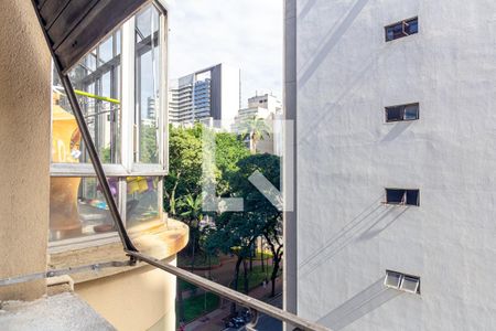 Vista do Studio de kitnet/studio para alugar com 1 quarto, 30m² em República, São Paulo