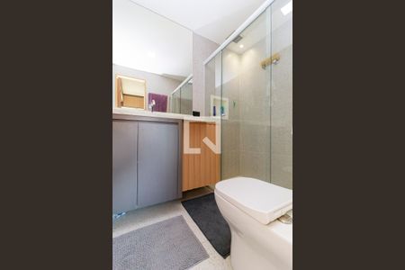 Banheiro de kitnet/studio à venda com 1 quarto, 30m² em Cidade Monções, São Paulo