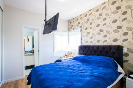 Quarto 1 - Suíte de apartamento à venda com 3 quartos, 96m² em Vila Valparaíso, Santo André