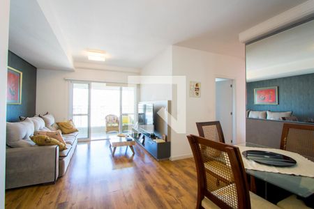 Sala de apartamento para alugar com 3 quartos, 96m² em Vila Valparaíso, Santo André