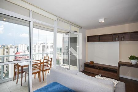 Sala de apartamento à venda com 1 quarto, 35m² em Real Parque, São Paulo