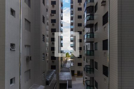 Vista da sala de apartamento para alugar com 2 quartos, 120m² em Canto do Forte, Praia Grande