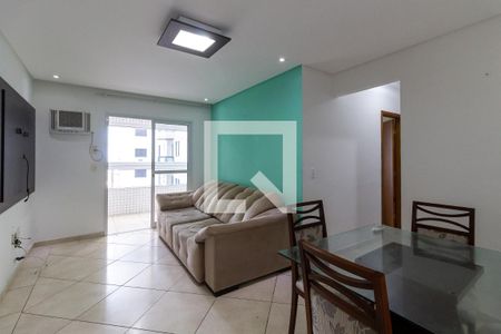 Sala de apartamento para alugar com 2 quartos, 120m² em Canto do Forte, Praia Grande
