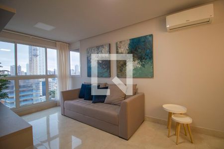 Sala de apartamento para alugar com 1 quarto, 44m² em Setor Marista, Goiânia