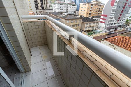 Detalhe da varanda de apartamento para alugar com 2 quartos, 65m² em Boqueirão, Praia Grande