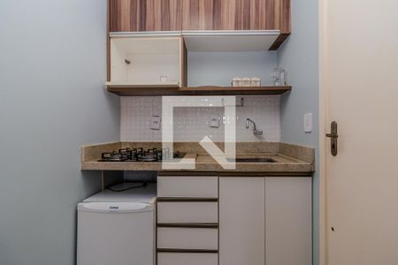 Cozinha de kitnet/studio para alugar com 1 quarto, 36m² em Centro Histórico, Porto Alegre