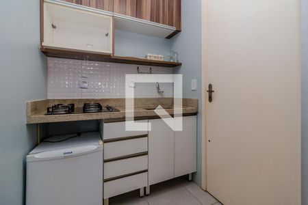 Cozinha de kitnet/studio para alugar com 1 quarto, 36m² em Centro Histórico, Porto Alegre