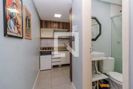 Cozinha de kitnet/studio para alugar com 1 quarto, 36m² em Centro Histórico, Porto Alegre