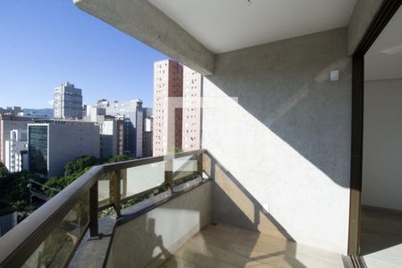 Varanda da Sala de apartamento à venda com 2 quartos, 72m² em Santo Agostinho, Belo Horizonte
