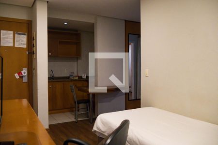 Sala de apartamento para alugar com 1 quarto, 40m² em Centro, Santo André