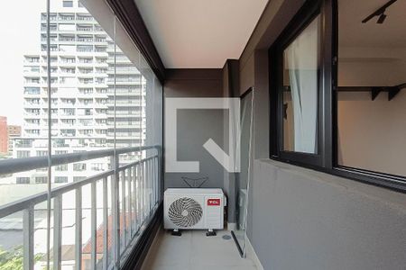 Varanda do Studio de apartamento para alugar com 1 quarto, 21m² em Vila Mariana, São Paulo