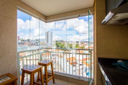 Varanda de apartamento à venda com 1 quarto, 60m² em Vila Floresta, Santo André