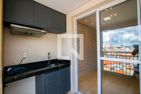 Varanda de apartamento à venda com 1 quarto, 60m² em Vila Floresta, Santo André