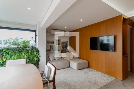 Sala de apartamento à venda com 2 quartos, 85m² em Vila Olímpia, São Paulo