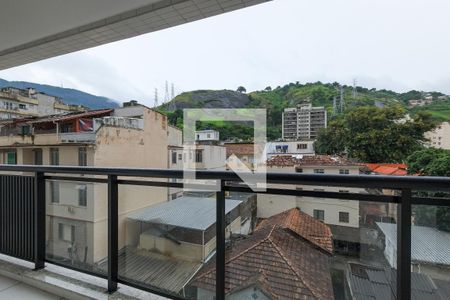Varanda da Sala de apartamento à venda com 2 quartos, 62m² em Tijuca, Rio de Janeiro