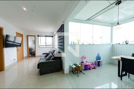 Sala de apartamento para alugar com 4 quartos, 178m² em Grajaú, Belo Horizonte