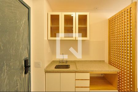 Cozinha de apartamento para alugar com 1 quarto, 40m² em Pinheiros, São Paulo