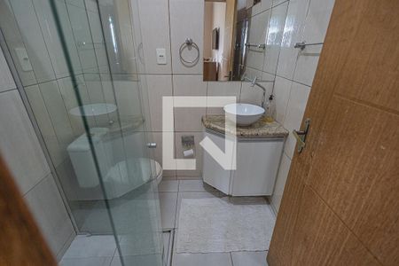 Banheiro da suite de casa à venda com 3 quartos, 181m² em Ipê, Belo Horizonte