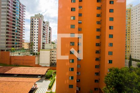 Vista da sala de apartamento à venda com 1 quarto, 43m² em Centro, Santo André