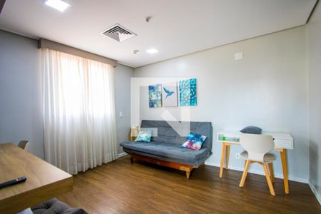 Sala de apartamento à venda com 1 quarto, 43m² em Centro, Santo André