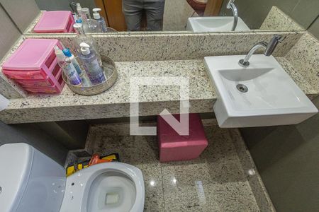 Lavabo de apartamento à venda com 4 quartos, 140m² em Liberdade, Belo Horizonte