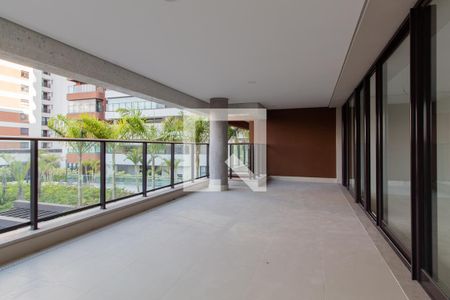 Varanda da Sala de apartamento à venda com 4 quartos, 230m² em Vila Gertrudes, São Paulo