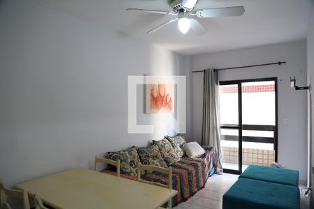 Sala de apartamento para alugar com 1 quarto, 70m² em Caiçara, Praia Grande