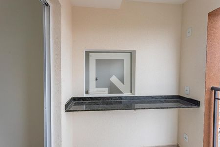 Varanda da sala  de apartamento à venda com 2 quartos, 53m² em Centro, Diadema