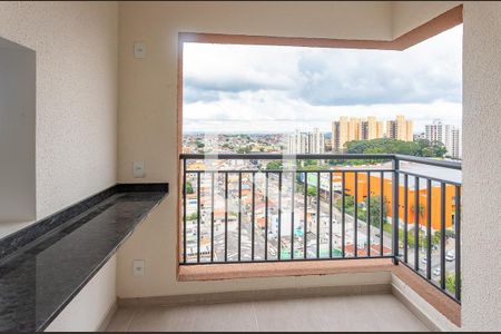 Varanda da sala  de apartamento à venda com 2 quartos, 53m² em Centro, Diadema