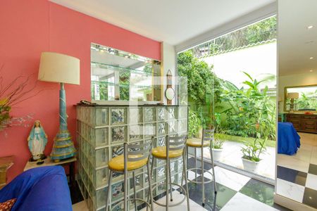 Sala Bar de casa de condomínio à venda com 7 quartos, 445m² em Itanhangá, Rio de Janeiro