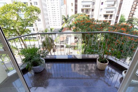 Vista da Sala de apartamento para alugar com 4 quartos, 180m² em Moema, São Paulo