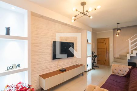Sala de apartamento à venda com 2 quartos, 104m² em Vila Helena, Santo André